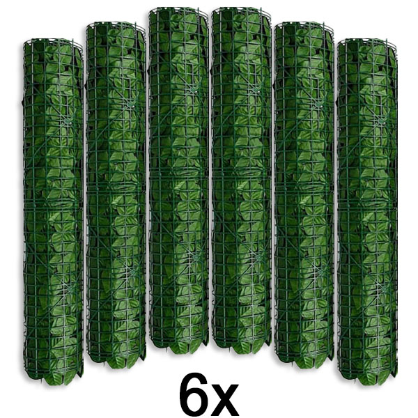 6x Mesterséges levelekkel ellátott magánélet védelmi panel | LEAFPANEL